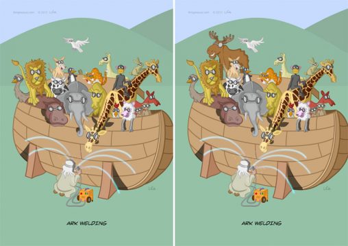 Ark Welding Difference Spot