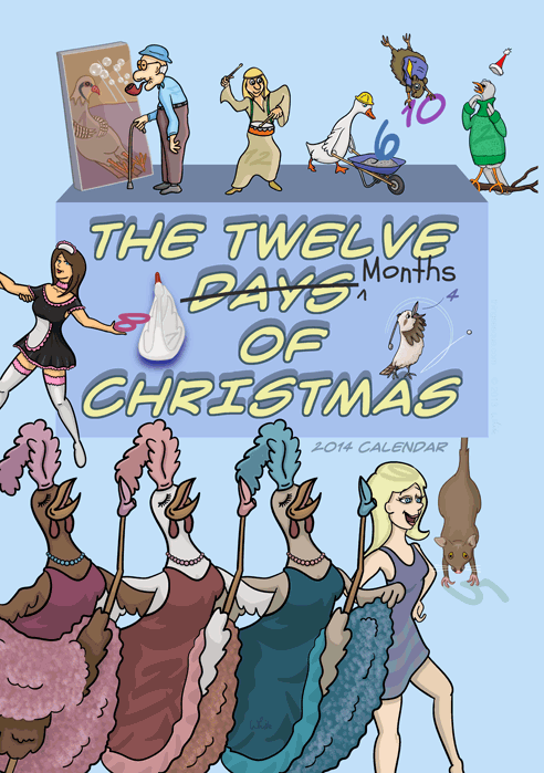 The Twelve Months of Christmas 2014 Calendar
