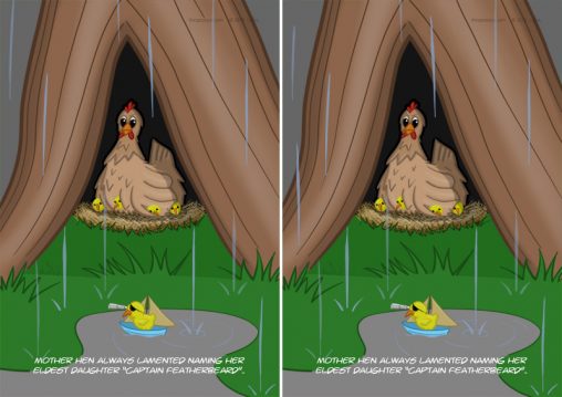 Poultry Piracy Difference Spot