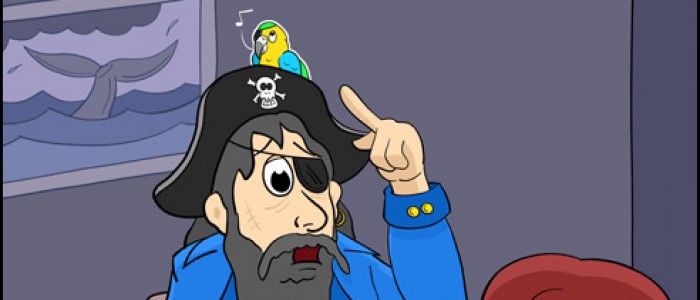 Pirate / Parrot Parting