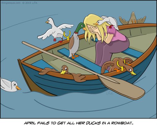 Ducks in a Rowboat