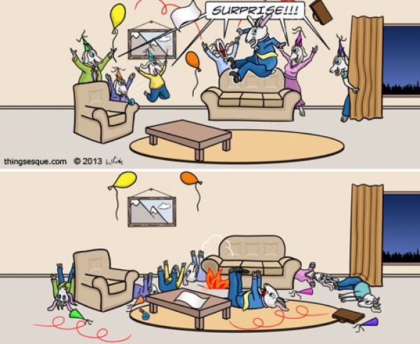 Fainting Goat Surprise Parties