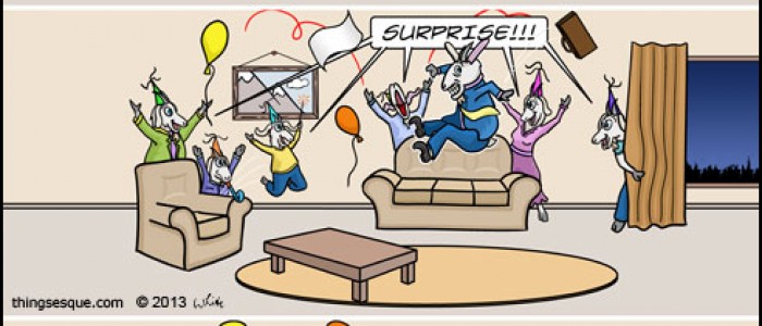 Fainting Goat Surprise Parties