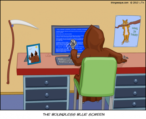 The Boundless Blue Screen