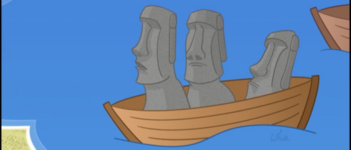 Origin of Easter Island Heads
