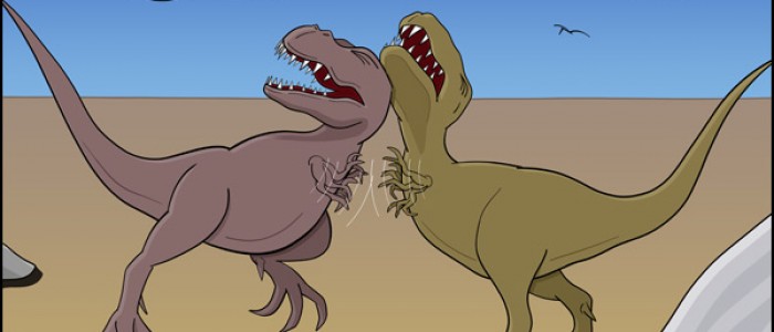 Dinosaur Slap Fight