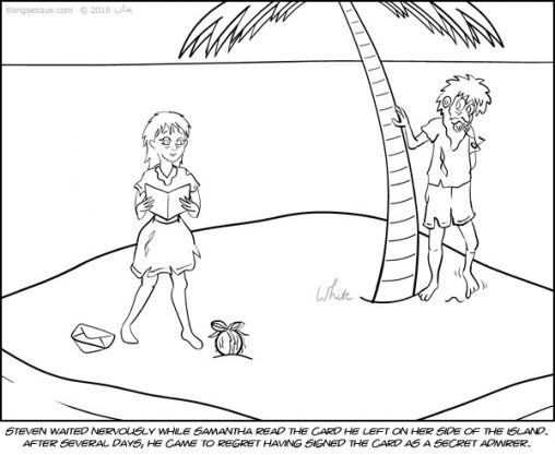 Desert Island Secret Admirer